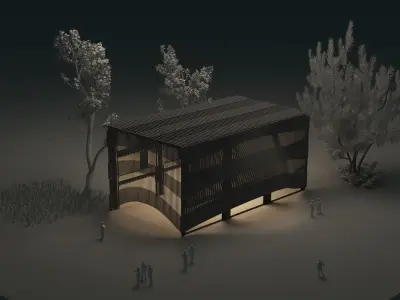 Parametric Facade 3D model