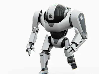 APPLE BOT Rigged for Unreal Engine - Unity - MIXAMO  3D model