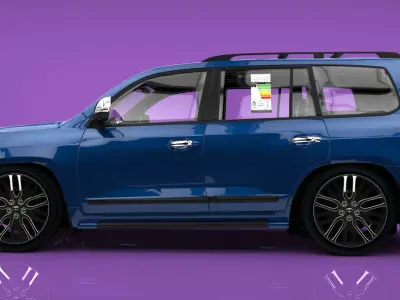 TOYOTA J200 STANCE LOW  3D model