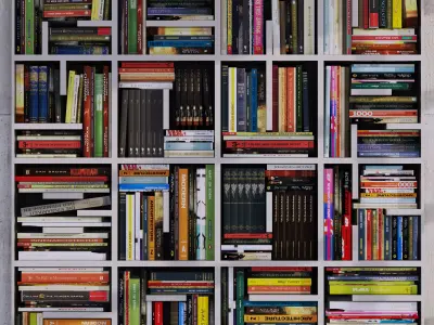 Set of books 3D model