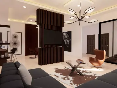 FIVE BEDROOM RESIDENTIAL HOUSE 3D model