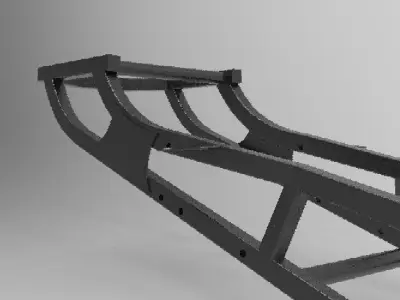 TELAIETTO POSTERIORE APRILIA RSV1000 OLD 2000 post frame 3D model