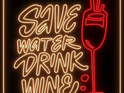 Neon Light Lamp 02 3D model