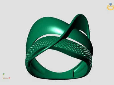 Women Plain Ring STL Models Womens Ring 3dmodels 3D print model 3D print model 19