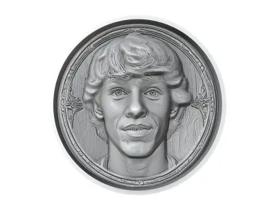 Joao Felix Footballer Medallion 3D print model