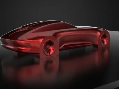 Mercedes Maybach Vision 6 Concept Car Speedform Automotive Art 3D model