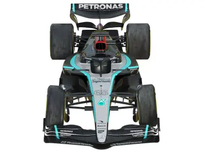 F1 Mercedes W15 2024 3D model