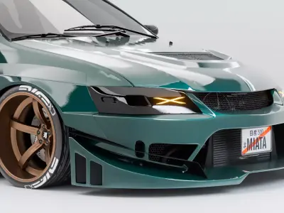 Mitsubishi Lancer Evolution  3D model