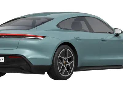 Porsche Taycan 2024 3D model