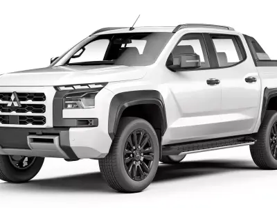 Mitsubishi L200 Triton Athlete 2024 3D model