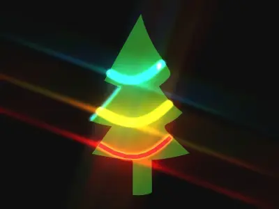 Hooohohoooo Xmas 2d Decoration Pack Low-poly 3D model