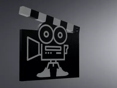 Cinema Themed Wall Art 3D print model