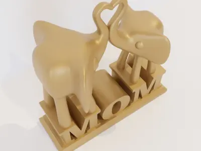 mom love decor 3D print model