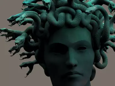 Gorgona Meduza  3D print model