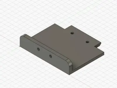 WLToys 104001 front droop screws and bumper plate Free 3D print model