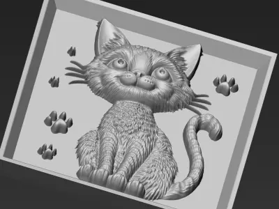 Cat A14 3D print model