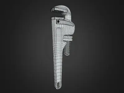 Wrench - Game and Movie-Ready Tool Asset 3D model