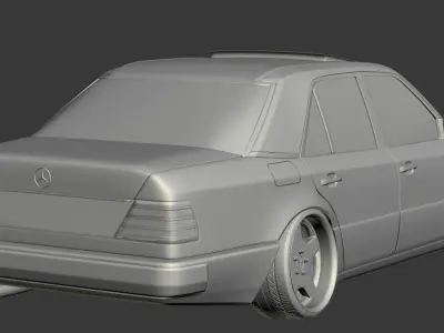MERCEDES W124 WIDE 3D model