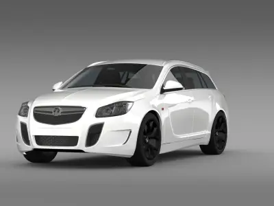 Vauxhall Insignia VRX Sports Tourer 2013 3D model