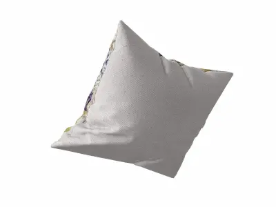 Floral Pillow 3 3D model