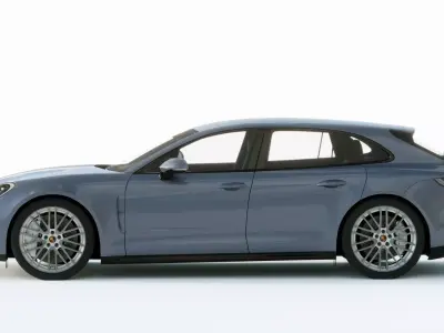 Porsche Panamera Turbo S Sport Turismo 2021 3D model