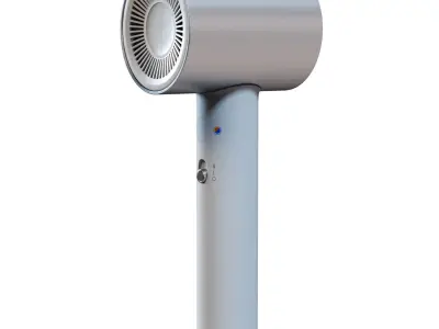 Xiaomi Hair Dryer H500 Low-poly 3D model