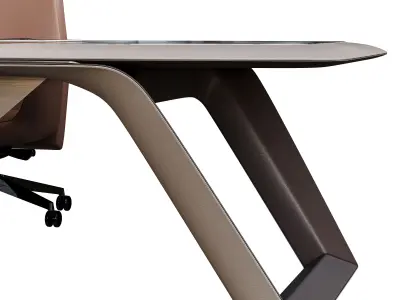 BOSS luxury Executive Office Table H 09 3D model