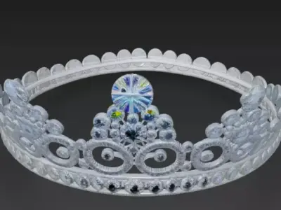Queen Luxury Crown 3D model