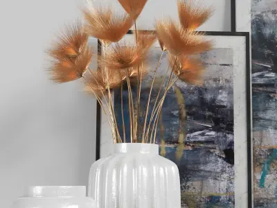 decorative set vase 3D model