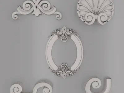 Trim Ornament 60 3D model