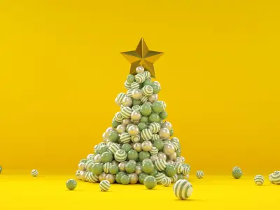 Christmas Sphere Tree  3D model