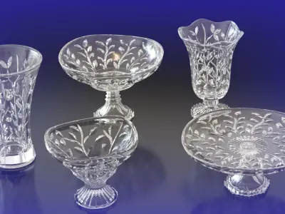 decore glassware set 09 3D print model