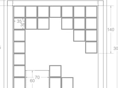 Exhibition Booth for Plants and Pots 3D model