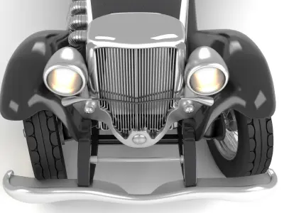 Duesenberg Classic car 3D model