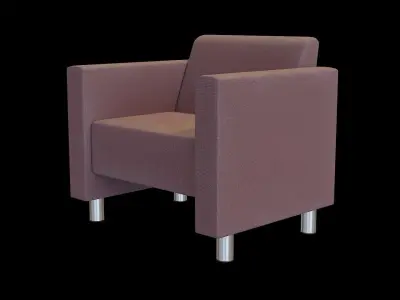 Granada Sofa 03 Low-poly 3D model