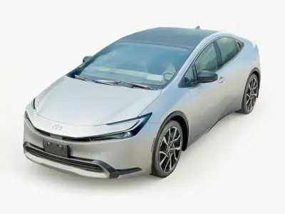 Toyota Prius Prime XSE 2023 Low-poly 3D model