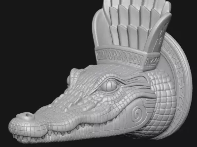 Crocodile 3D print model