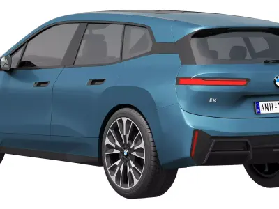 Electric SUV IX 2025 3D model