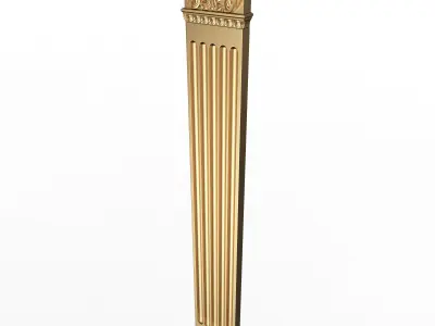 Column Capital 05 Low-poly 3D model