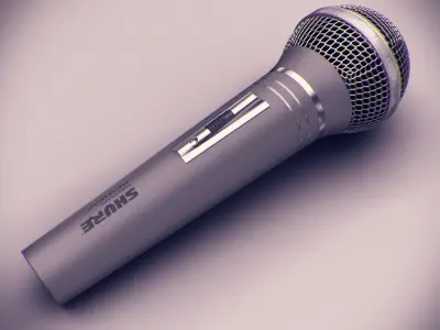 Microphone sennheiser - sennheiser 3D model