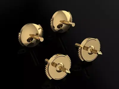 Lock for Earrings 3D print model