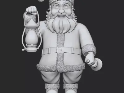 SANTA CLAUS 3D print model 3D print model