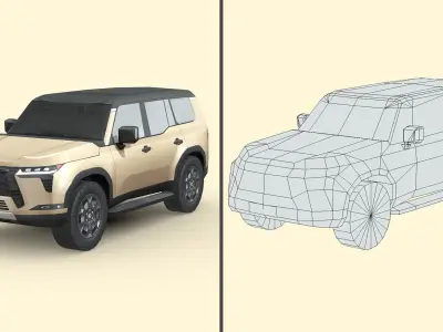 Low-Poly Car Pack 014 - Elegant Estates