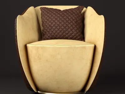 Armchair AUDREY Italy 3D model