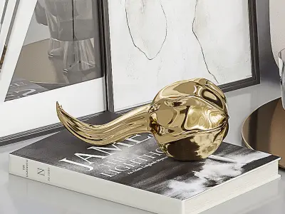 Decorative set-4 Low-poly 3D model