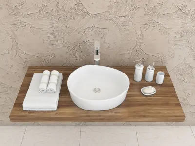 washbasin Ravak Moon 3 3D model