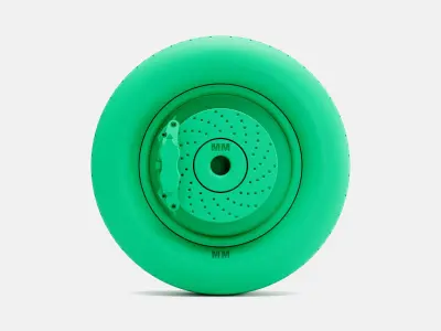 15x3 Center Line Auto Drag Wheel MT ET Front 26 Tire 3D print model