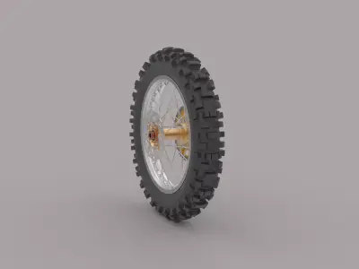 Motorbike rear weel  3D model