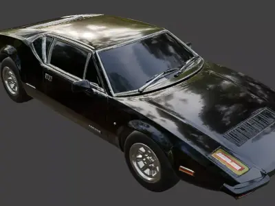 1971 De Tomaso Pantera 3d Model For Printing 3D print model