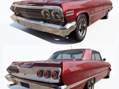 Chevrolet Impala 1962 3D model